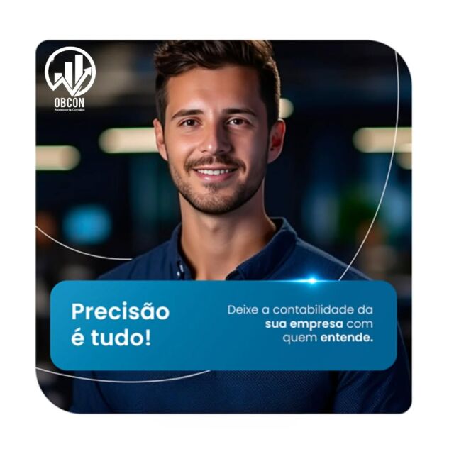 "Chegou a hora de deixar a contabilidade da sua empresa nas mãos de quem realmente entende! 💼✨

Com a Obcon Assessoria Contábil, você ganha mais tempo para focar no crescimento do seu negócio enquanto nós cuidamos de tudo: impostos, relatórios, planejamento e organização financeira.

👉 Pronto para ter tranquilidade e resultados na gestão contábil? Entre em contato e veja como podemos ajudar!"

Hashtags:
#ContabilidadeDeConfiança #GestãoEmpresarial #ObconAssessoria #FocoNosNegócios #ContabilidadeDigital #EmpreendedorismoDeSucesso #PlanejamentoFinanceiro